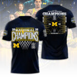 Michigan Wolverines 2026 Men’s Basketball National Champions 3D Apparel – TANTN22134