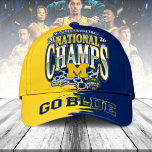 Michigan Wolverines 2026 Men's Basketball National Champions Classic Cap - TANTN22146