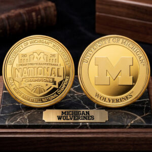 Michigan Wolverines 2026 Men's Basketball National Champions Commemorative Coin - TANTN22149
