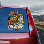 Michigan Wolverines 2026 Men’s Basketball National Champions 3D Car Sticker – TANTN22160