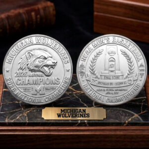 Michigan Wolverines 2026 Men's Basketball National Champions Commemorative Coin - TANTN22164