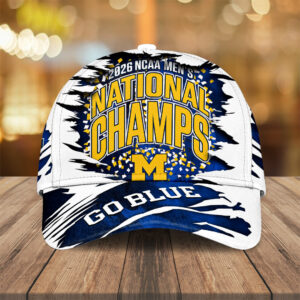 Michigan Wolverines 2026 Men's Basketball National Champions Classic Cap - TANTN22183