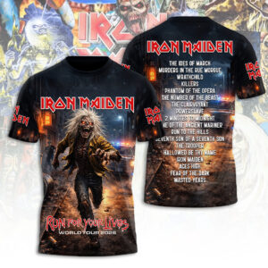 Iron Maiden Tour 2026 3D Apparel - TANTN22203