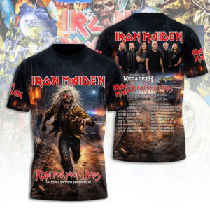 Iron Maiden Tour 2026 3D Apparel - TANTN22204