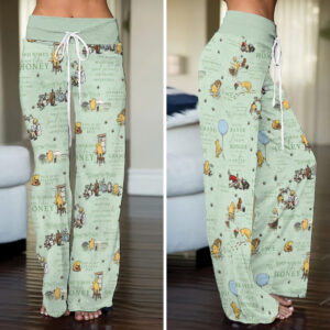Winnie-the-Pooh High-Waisted Straight-Leg Trousers - TANTN22230