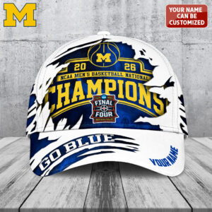 Personalized Michigan Wolverines 2026 Men's Basketball National Champions Classic Cap - TANTN22278