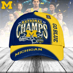 Michigan Wolverines 2026 Men’s Basketball National Champions Classic Cap - TANTN22341