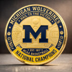 Michigan Wolverines 2026 Men’s Basketball National Champions Commemorative Coin – TANTN22353