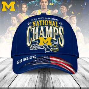 Michigan Wolverines 2026 Men’s Basketball National Champions Classic Cap - TANTN22385