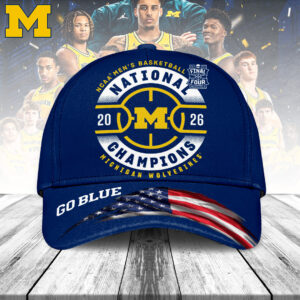 Michigan Wolverines 2026 Men’s Basketball National Champions Classic Cap - TANTN22386