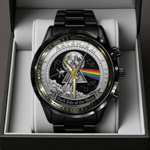 Pink Floyd x Artemis II Black Stainless Steel Watch - TANTN22409