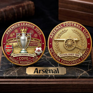 Arsenal FC Premier League Champions 25/26 Commemorative Coin - TANTN22414