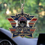 Top Gun 40th Anniversary Custom shape 2-sided Acrylic Car Ornament – TANTN22610