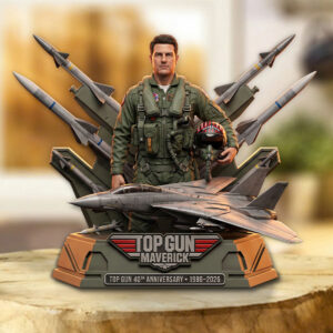 Top Gun 40th Anniversary 2026 Custom Shape Acrylic Plaque - TMTHU5387