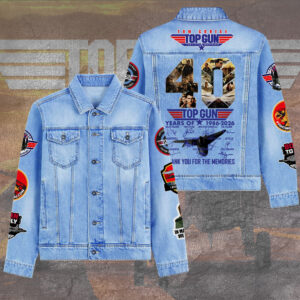 Top Gun 40th Anniversary 2026 2D Denim Jacket - TANTN22617