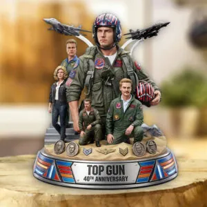 Top Gun 40th Anniversary Shape Acrylic Plaque - TMTHU5514