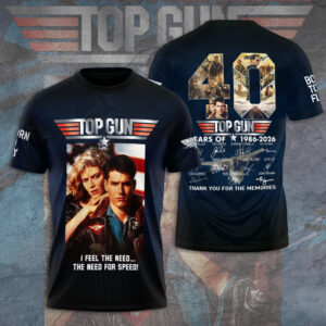 Top Gun 40th Anniversary 3D Apparel - GNE6077