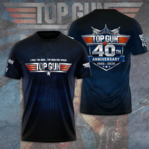 Top Gun 40th Anniversary 3D Apparel - GNE6078