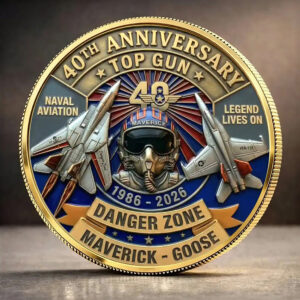 Top Gun 40th Anniversary Commemorative Coin - GNE6089