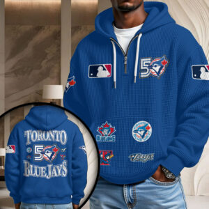 Toronto Blue Jays 3D Unisex Waffle Hoodie - HOATT17217