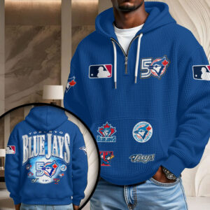 Toronto Blue Jays 3D Unisex Waffle Hoodie - HOATT17309