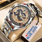 Toronto Blue Jays 50th Anniversary Alloy Luxury Quartz Watch – GNE5916
