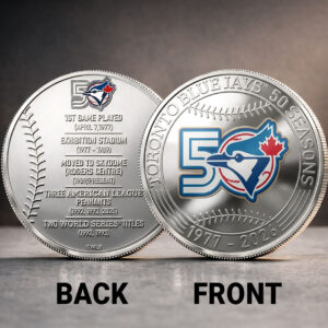 Toronto Blue Jays 50th Anniversary Commemorative Coin - TANTN22458