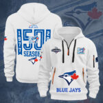 Toronto Blue Jays 50th Anniversary 2D Quarter Zip Hoodie – TANTN22075