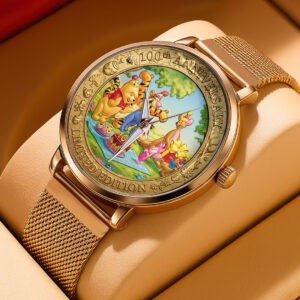 Winnie-the-Pooh 100th Anniversary Mesh Strap Quartz Watch - TMTHU4725