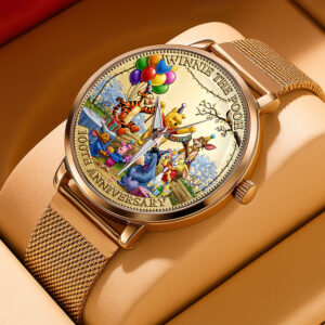 Winnie-the-Pooh 100th Anniversary Mesh Strap Quartz Watch - TMTHU4871