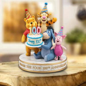Winnie-the-Pooh x Eeyore 100th Anniversary Custom Shape Acrylic Plaque - TMTHU4742