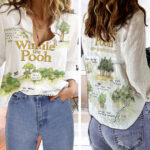 Winnie-the-Pooh 3D Women Linen Shirt – TANTN22233