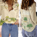 Winnie-the-Pooh 3D Women Linen Shirt – TANTN22235