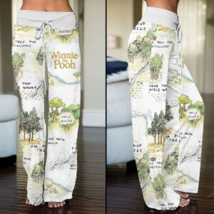 Winnie-the-Pooh High-Waisted Straight-Leg Trousers - TANTN22234
