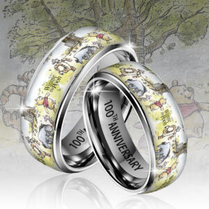 Winnie-the-Pooh 100th Anniversary Custom Alloy Ring - GNE5789