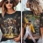 Freddie Mercury 80th Anniversary 3D Apparel – TMTHU6152