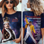 Freddie Mercury 80th Anniversary 3D Apparel – TMTHU6153
