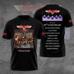 Aerosmith Rocks 50th Anniversary 3D Apparel – GNE6260