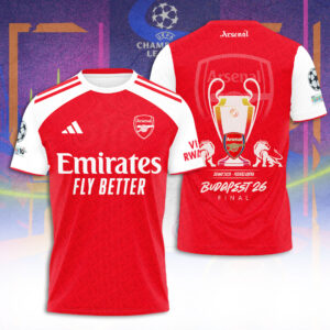 Arsenal FC Champions League Final 2026 3D Apparel - TANTN22724