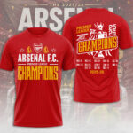 Arsenal FC Premier League Champions 25/26 3D Apparel – TMTHU6331