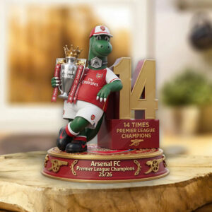 Arsenal FC Premier League Champions 25/26 Custom Shape Acrylic Plaque - TMTHU6339