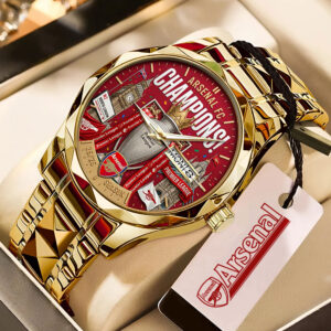 Arsenal FC Premier League Champions 25/26 Alloy Luxury Quartz Watch - TMTHU6334