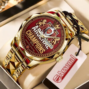 Arsenal FC Premier League Champions 25/26 Alloy Luxury Quartz Watch - TMTHU6430