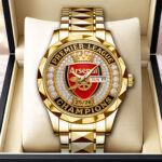Arsenal FC Premier League Champions 25/26 Alloy Luxury Quartz Watch – HOATT18197