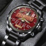 Arsenal FC Premier League Champions 25/26 Black Stainless Steel Watch – TMTHU6340