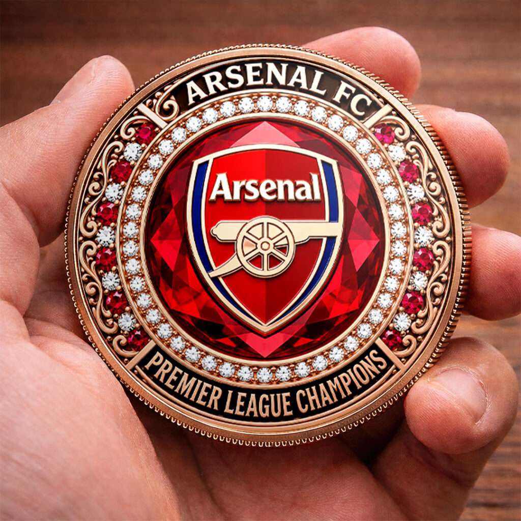 Arsenal FC Premier League Champions 25/26 Commemorative Coin ...