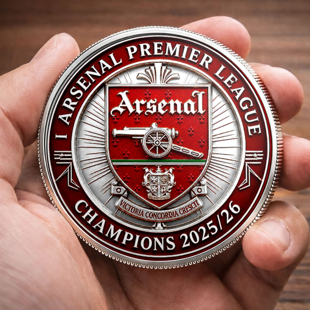 Arsenal FC Premier League Champions 25/26 Commemorative Coin ...
