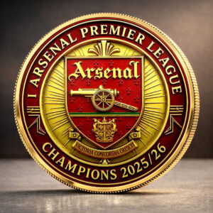 Arsenal FC Premier League Champions 25/26 Commemorative Coin - HOATT18144