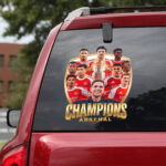 Arsenal FC Premier League Champions 25/26 3D Car Sticker – TMTHU6367