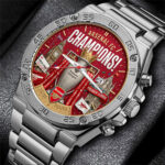 Arsenal FC Premier League Champions 25/26 Gentleman Stainless Steel Watch – TMTHU6336